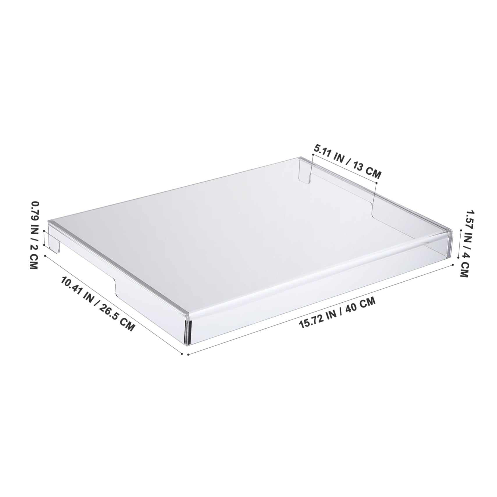 DOITOOL Klare Acryl-Tastaturabdeckung, Anti-Katzenschutz, 15,6 Zoll Laptop-Tastatur, Staubschutz, Computer, transparent, mechanische Laptop-Schutzhülle, 39,9 x 26,4 x 4,1 cm