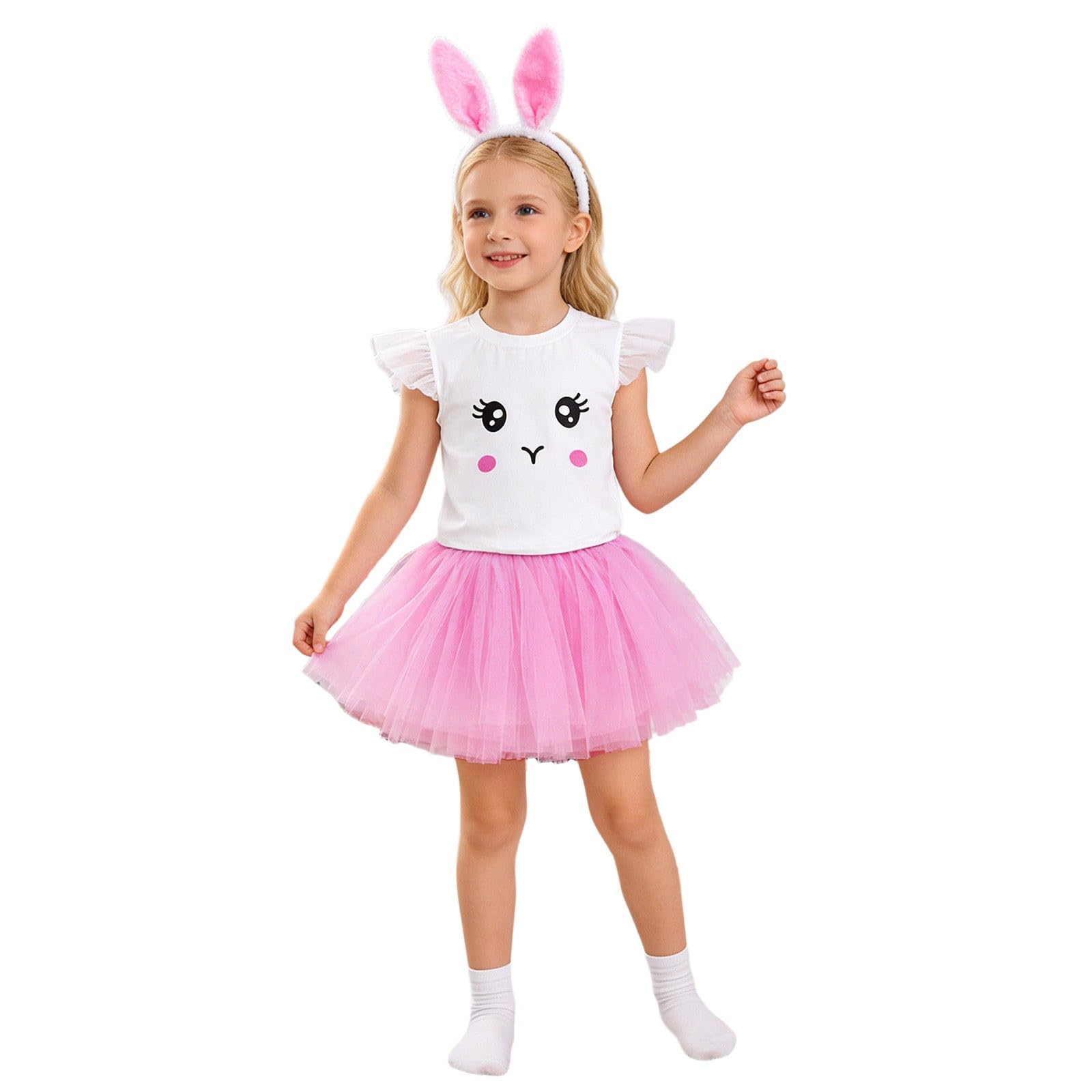 de lapin adorable élégant raffiné destiné aux enfants idéal lors des fêtes spectacles ou cosplays royaux Ensemble trois pièces complet adapté à toutes occasions pour garçons et filles (4-5 Years)