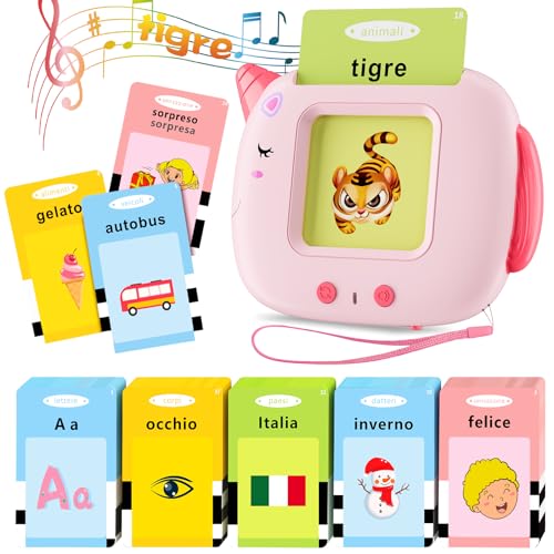 Italiano Standard, Educativi Flashcards Parlanti, Amico Vocabolo Gioco 2-6 Anni,