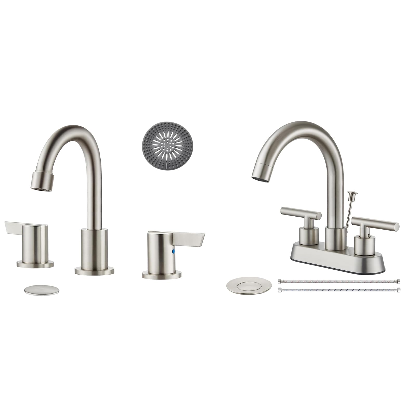 Sxithgkdw Brushed Nickel Bathroom Faucets For Sink