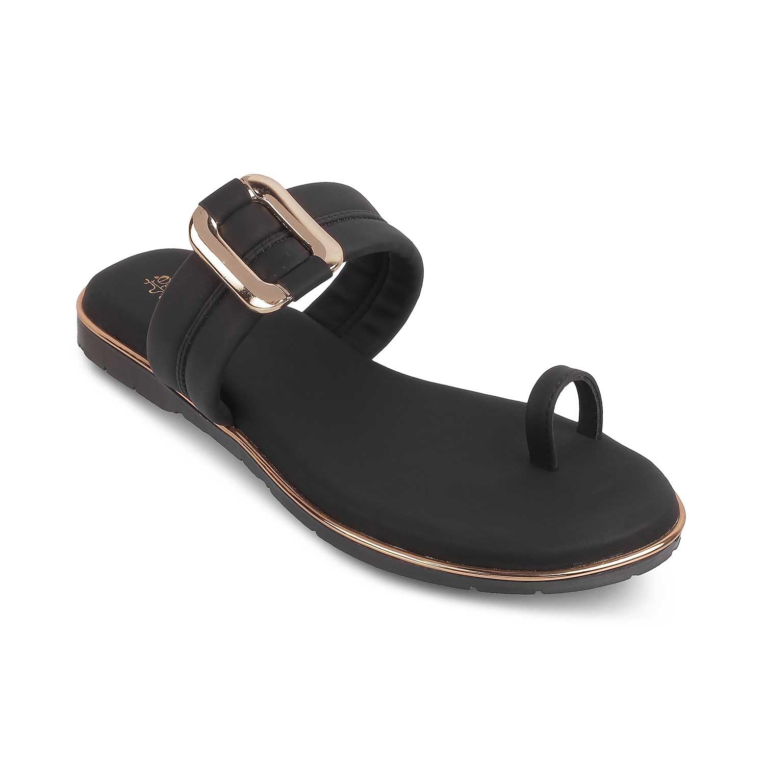 tresmode PERRY Womens Flats Sandals Black, 6 UK / 39 EU - Open Toe Ladies Dress Footwear Soft Comfortable (B0DCHGD5SZ) Amazon Price History, Amazon Price Tracker