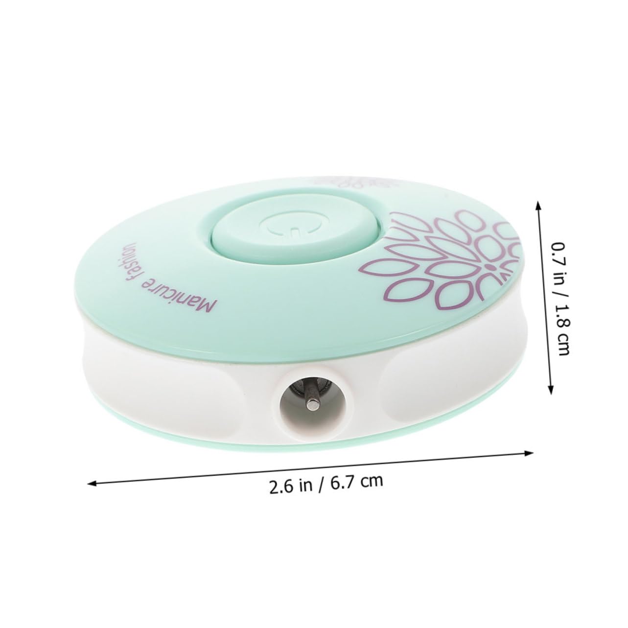 Milisten 1Set Electric Nail Trimmer Set for Nail Care with Grinding Heads Safe and Easy Nail Sharpener for Manicure and Pedicure