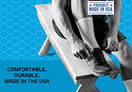 Burlington Comfort Power Men's Crew Sock, 10 Pair Pack4