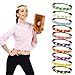 Honbay 10PCS Softball Headbands Adjustable Elastic Non-Slip Sports Ball Hairbands Yoga Workout Sport Headband Fashion Ball Print Hair Accessories for Men Women Players Fans Lovers