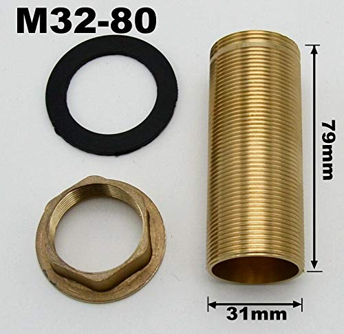 Kitchen Basin Mixer Tap Repair Fitting Kit Threaded Brass Tube Nut Install Parts (M32X80) - Image 2