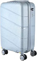 Mala de Bordo 10KG Polipropileno Inquebrável Expansível Dubai (Azul Bebê)