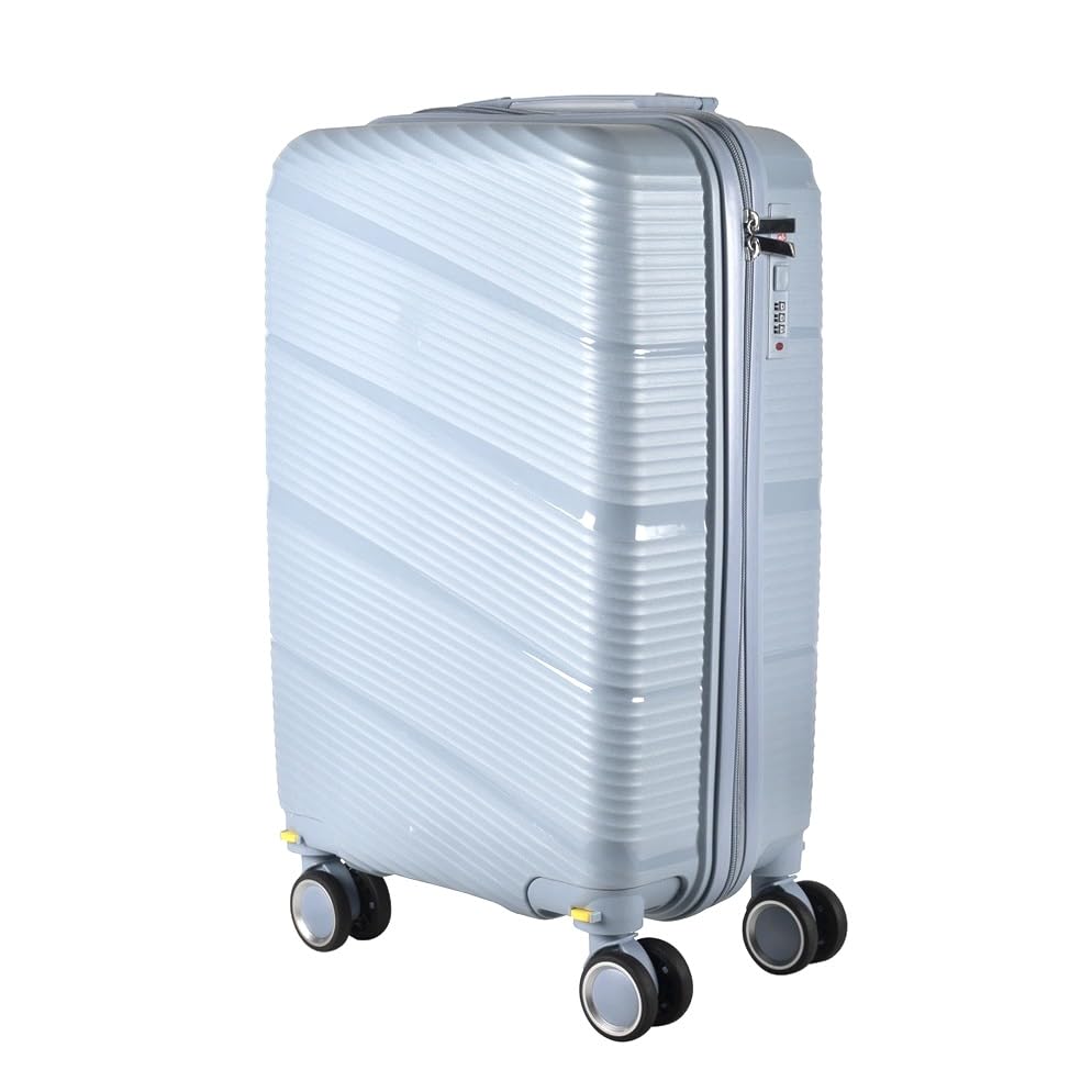 Mala de Bordo 10KG Polipropileno Inquebrável Expansível Dubai (Azul Bebê)