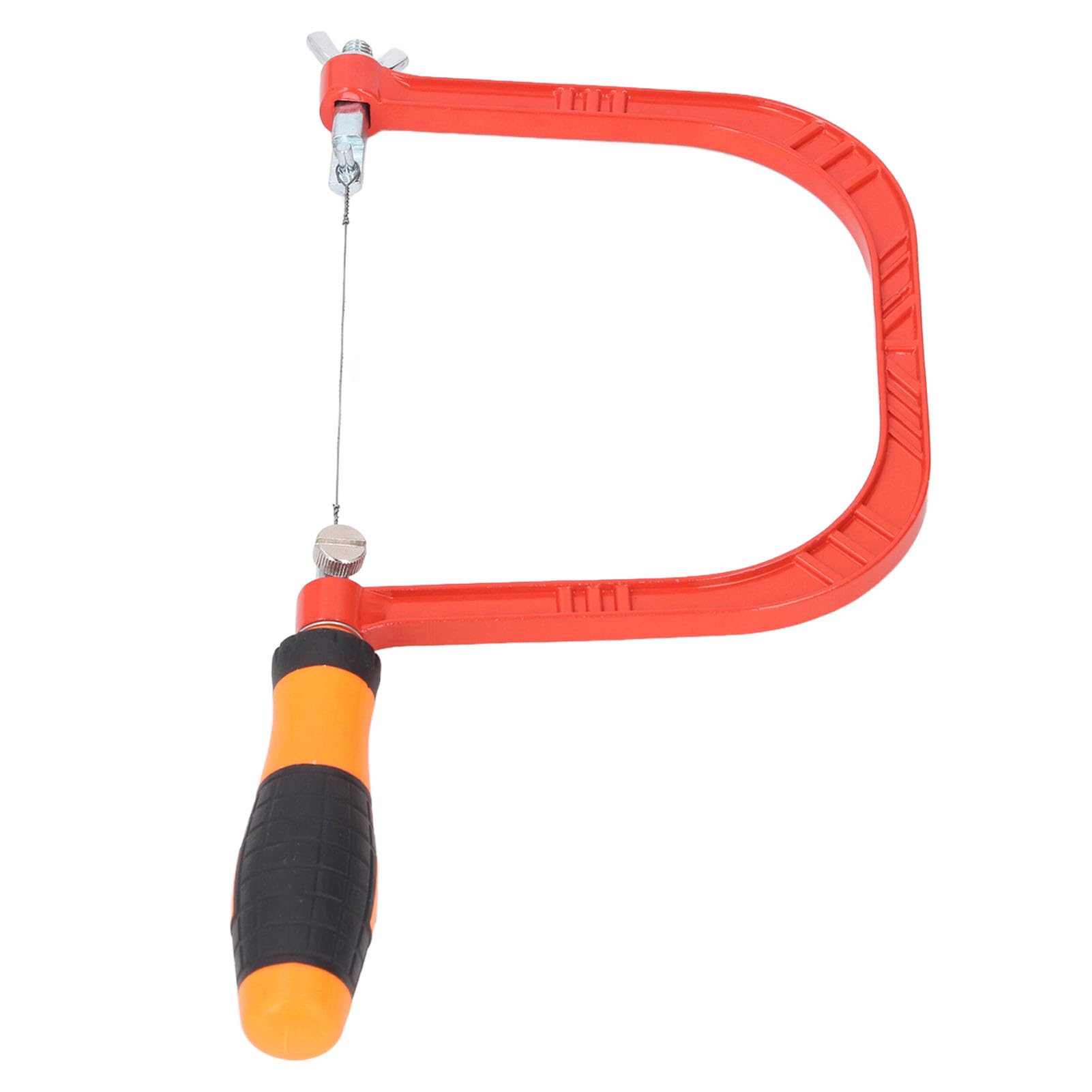 Jelquix Coping Saw 6 Inch Durable Aluminum Alloy Multifunctional Saw with 5 Blades for Woodworking Projects