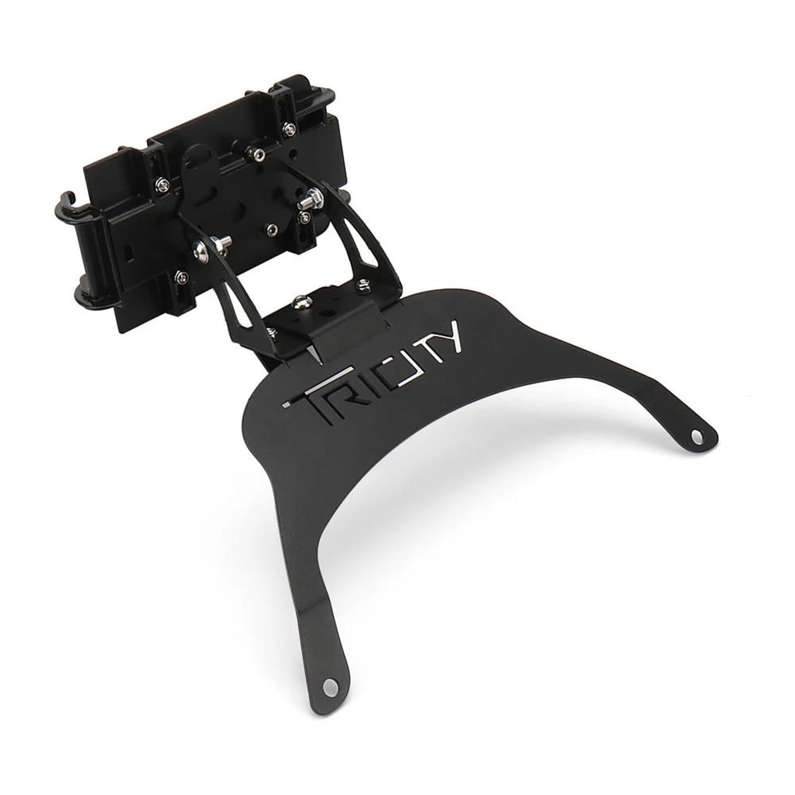 Soporte De Navegación para Teléfono Móvil Inteligente con GPS Motocicleta para Y&amaha Tricity, Soporte De Carga Inalámbrica Frontal TRICITY Electrónica Soportes(Negro3)