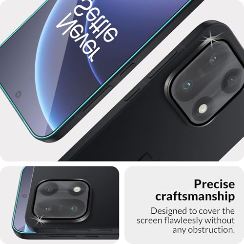 Image of ArmourPro Edge to Edge Tempered Glass for OnePlus 15 with Black Camera Ring Guard, 9H Screen Protector, Anti-Scratch, Anti-Fingerprint, Bubble-Free Installation Kit