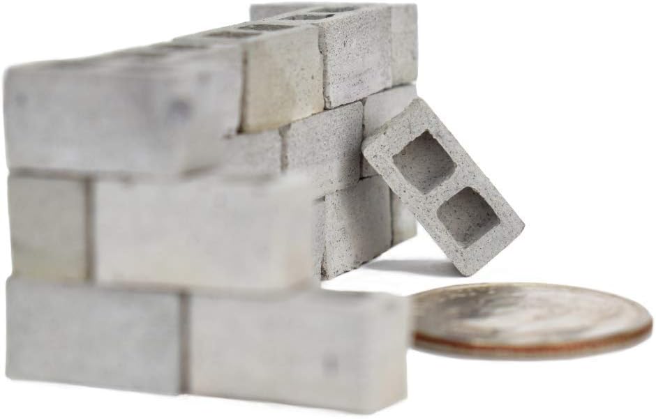 Acacia Grove Miniature Cinder Block Mold, Silicone Rubber (1:35 Scale)