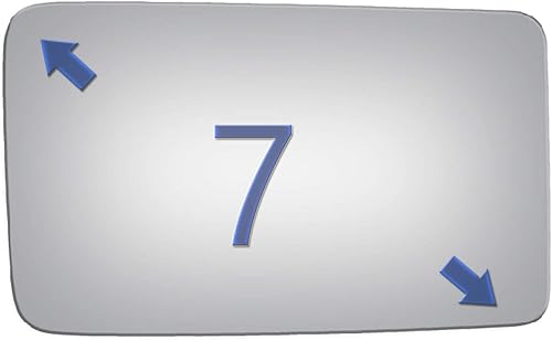 Miniatura 2 de JZSUPER Espejo de remolque de vidrio para Ford F250 F350 F450 Super Duty 2016-2020 F650 F750 2013-2014 F150 Reemplazo convexo (inferior y lado