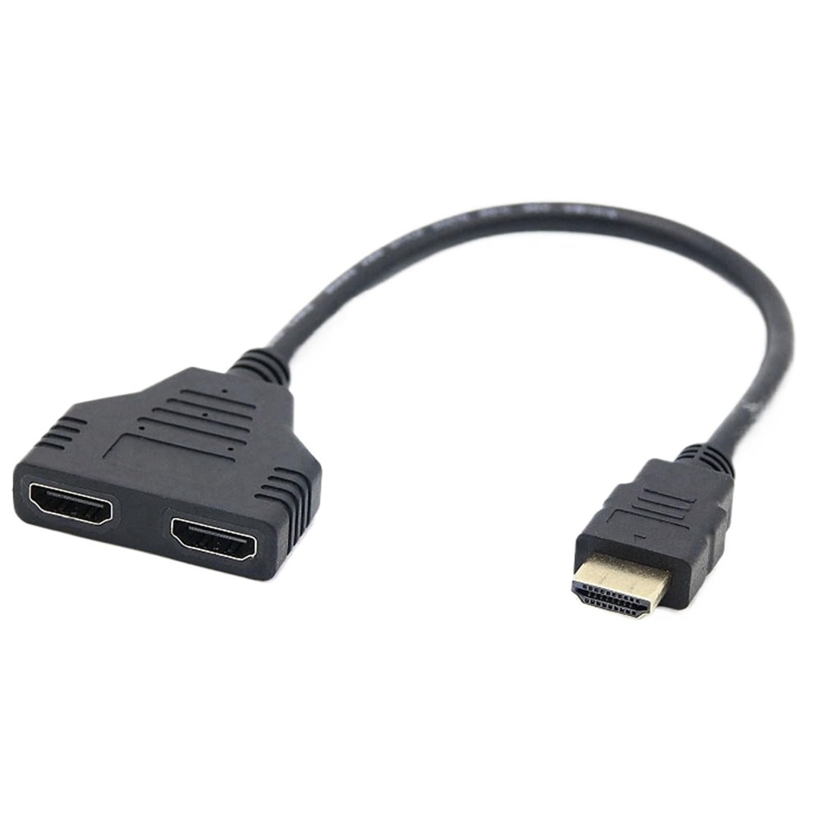 5pcs 1 Input 2 HDMI Compatible Splitter Cable HD 1080P Video Switcher Adapter Output Port Hub
