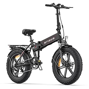 ENGWE EP-2 Pro Electric Bike 960W (Peak) Folding Ebike for Adults with 48V13A Battery Range 75Mile – 20″ 4.0 Fat Tire Electric Bicycle, 7 Speed Gear E-Bike All Terrain