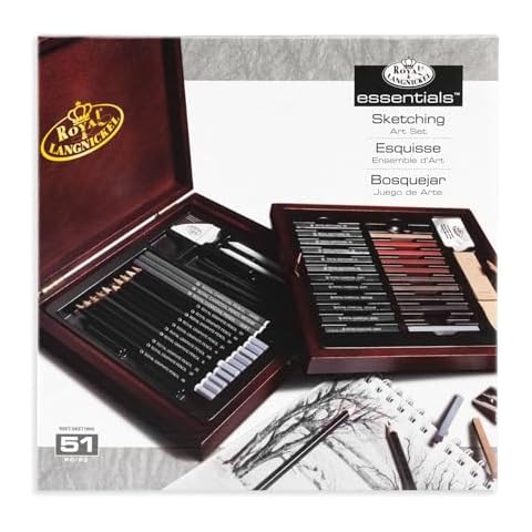 Royal & Langnickel RSET-SKET1600 Premier Sketch Pencil Art Set, 51-Piece Cover