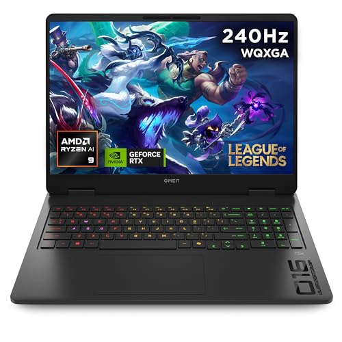HP OMEN 16" Gaming Laptop | AMD Ryzen AI 9 365 Processor | 24GB RAM | 1TB SSD | NVIDIA GeForce RTX 5070 | 244Hz VRR 2.5K WQXGA Anti-glare Screen | Windows 11 | AMD FreeSync | Fast Charge | 16-ap0001sa