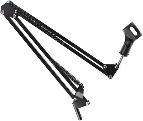 マイクスタンド コンデンサーマイク用 マイクアーム 卓上マイクスタンド デスクアーム デスクアーム 伸縮 実況 配信 収録