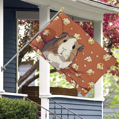 Drapeau de bienvenue cochon d'inde pour décoration de ferme - 7