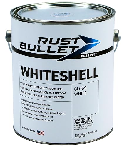 RUST BULLET WhiteShell - Gloss White - 1 Gallon -