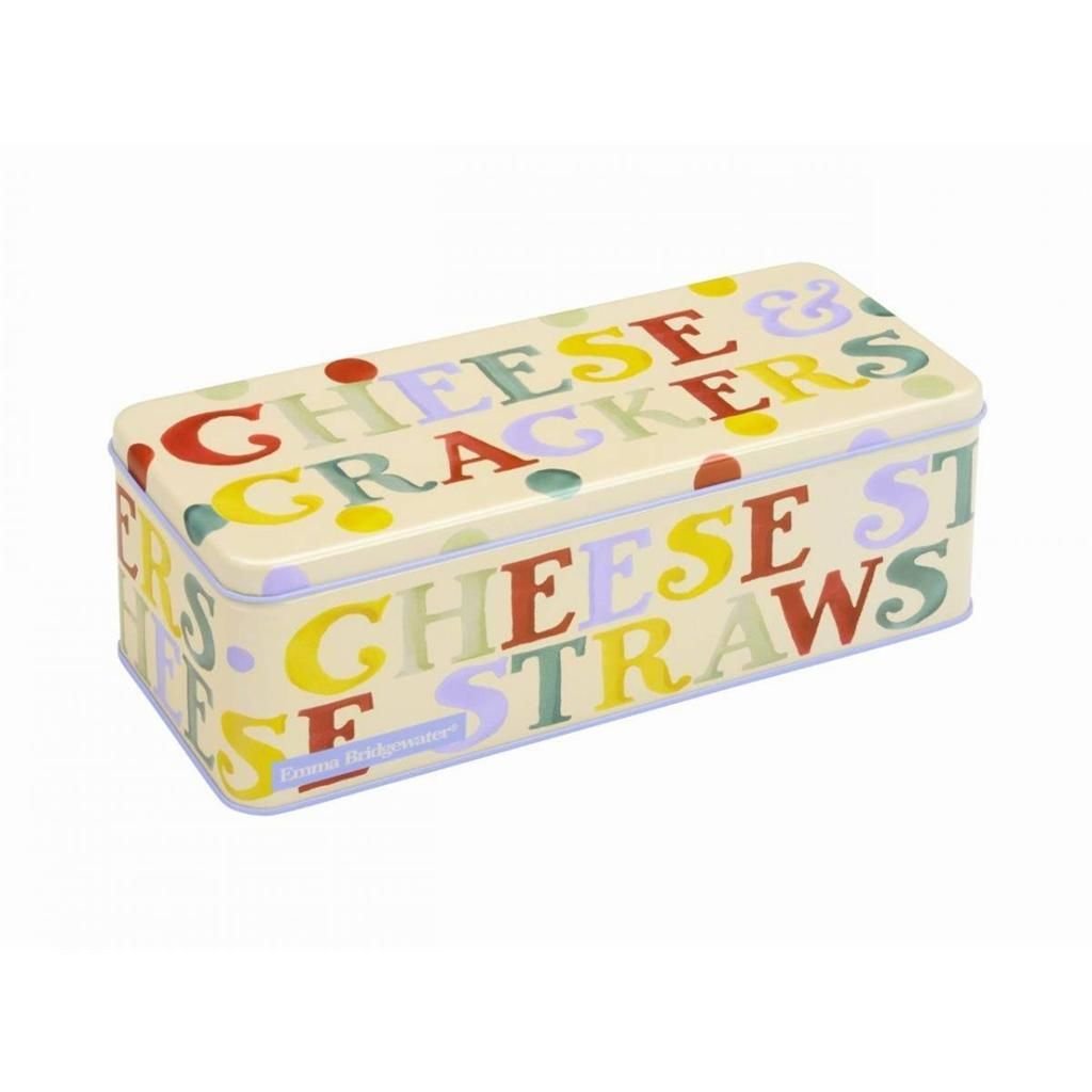 Emma Bridgewater Various Polka Dot Rectangular Cracker Tin,