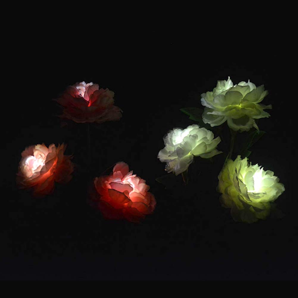 3 Catturasole Fiori Giganti Da Giardino – Decorazioni Luminose A Spina Per Esterno