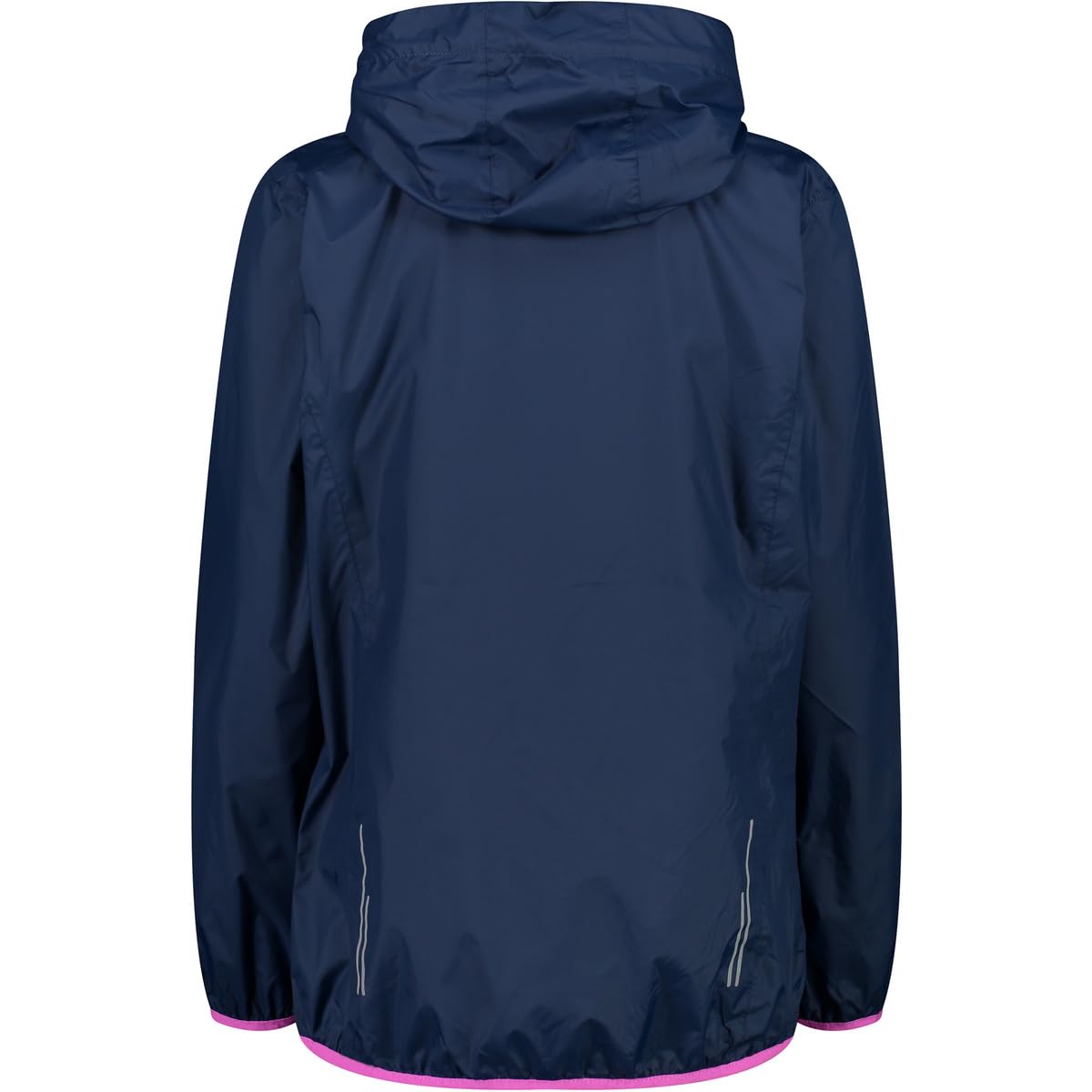 CMP Giacca Pioggia Da Donna Con Cappuccio Fisso CMP Knit Tech mélange fleece jacket with hood, Boy, Flash Orange-Antracite, 104 Donna