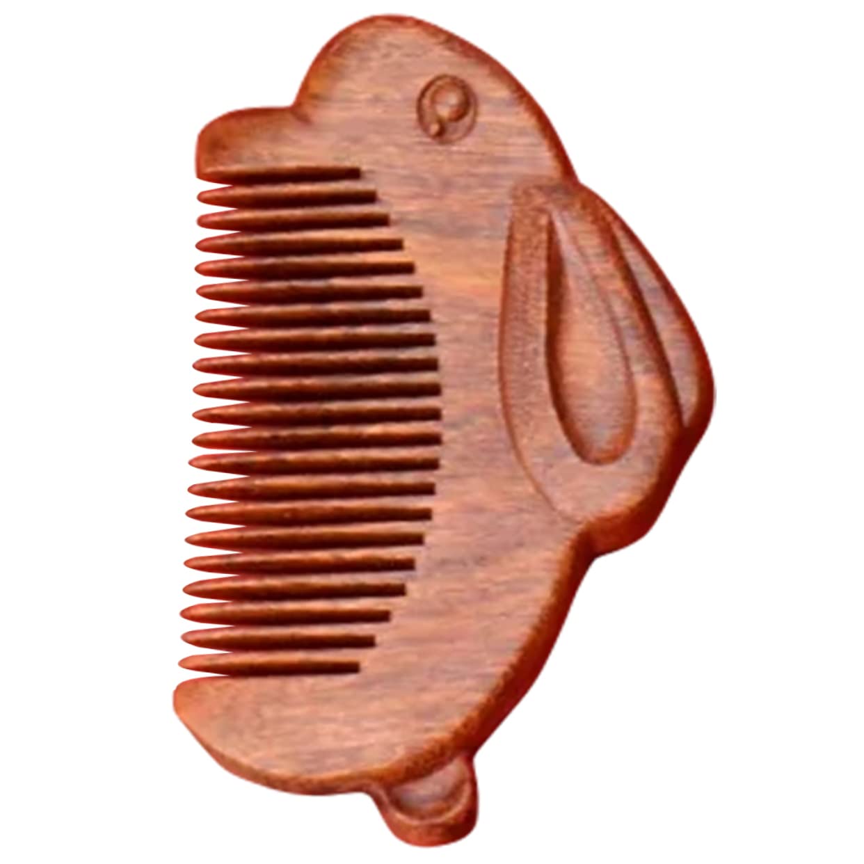 minkissy 4piezas Peine De Madera De Sándalo Para Mujeres Diseño De Conejo Peine Antiestático Para Cuidado Profesional Del Cabello Para Cabello Húmedo y Seco Resistente y Duradero