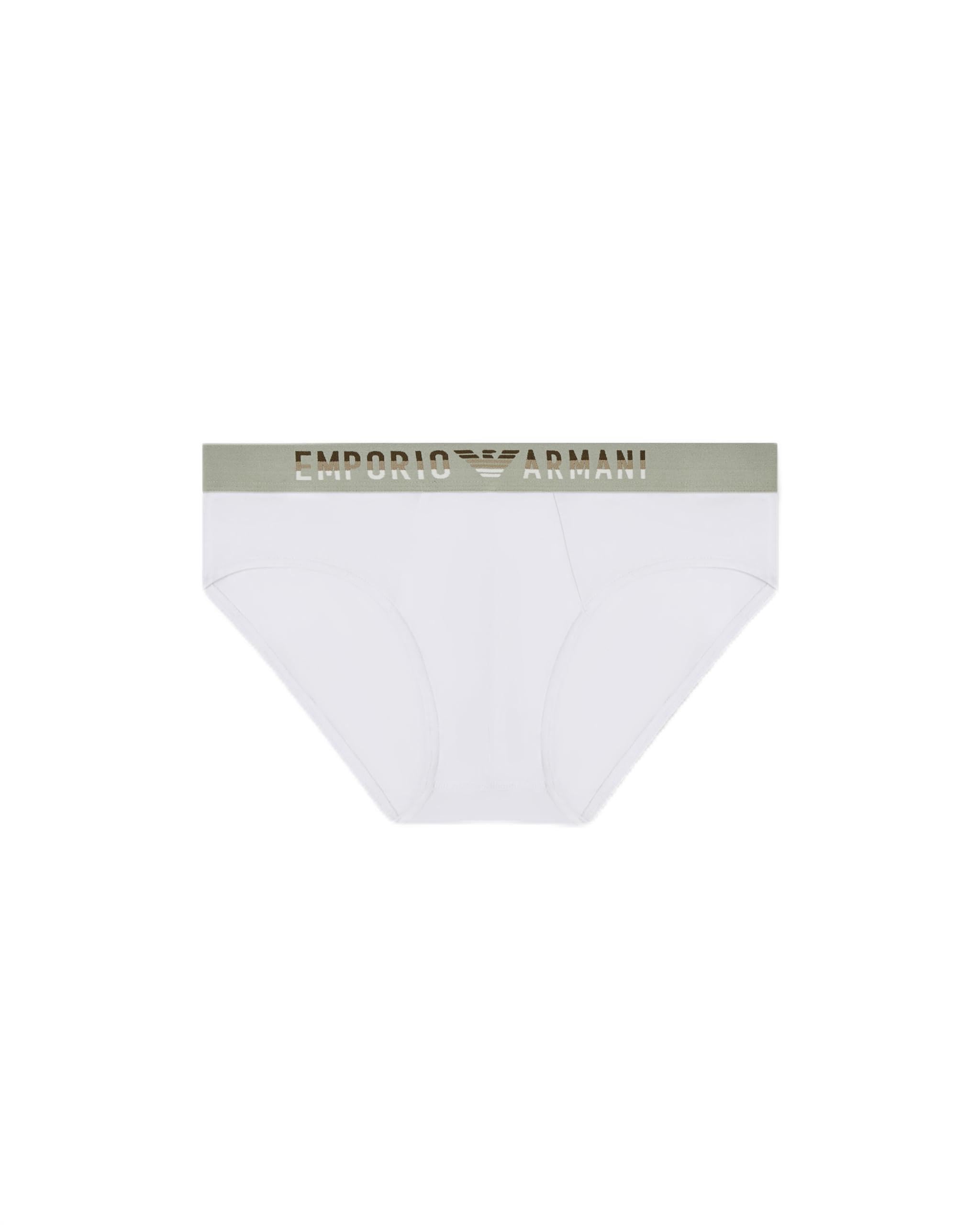 Emporio Armani Men's Soft Modal Brief White M