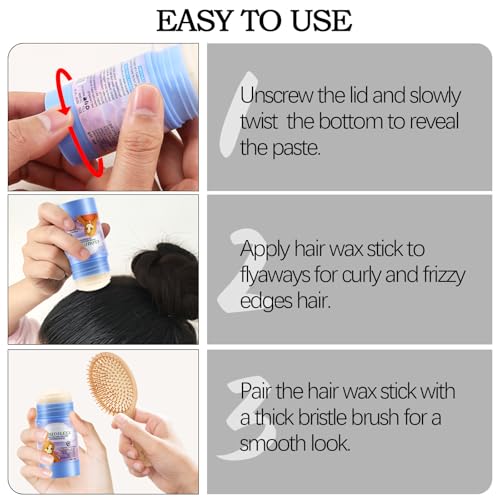 Barra para alisar cabello con cera ligera anti-frizz miniatura 6