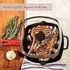 Cast Iron Cookware 18-Piece Set - Pre-Seasoned 6" + 8" + 10" + 12" Skillet + Grill Pan+Lid + Griddle + Pizza Pan + Dutch Oven+Cover/Pan + Panrack + Silicone Handle Cover + Pan Scraper/Cleaner #5