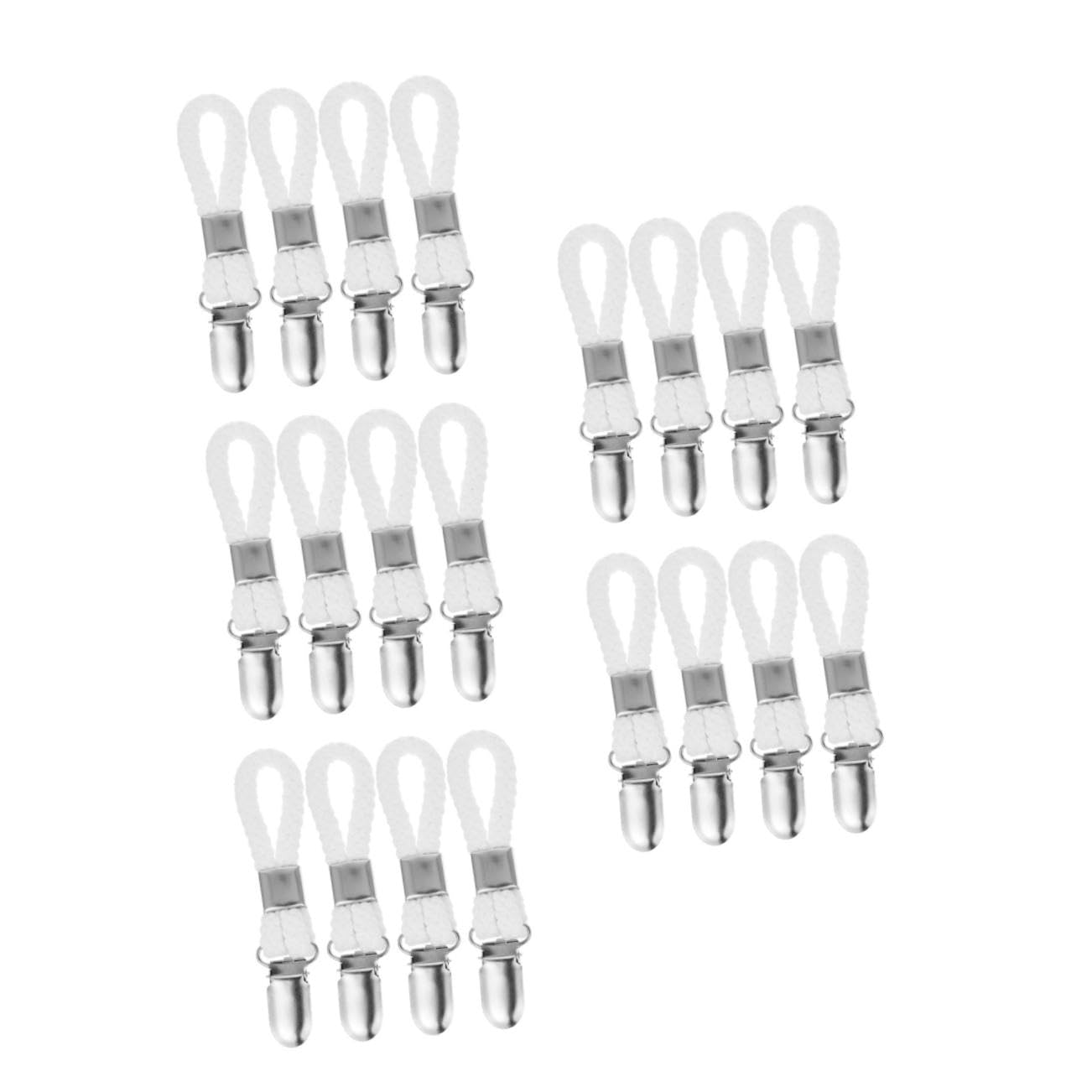Cabilock 5sets Tea Towel Clips Hanger Versatile Hooks for Kitchen Bathroom Balcony for Hanging Towels Socks Gloves and Lightweight Design for Easy Use 4pcs*5