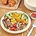 Vplus 150 Pack Paper Plates 9 inch 100% Compostable, Heavy-Duty Disposable Paper Plates Bagasse Natural Biodegradable Eco-Friendly Sugarcane 2