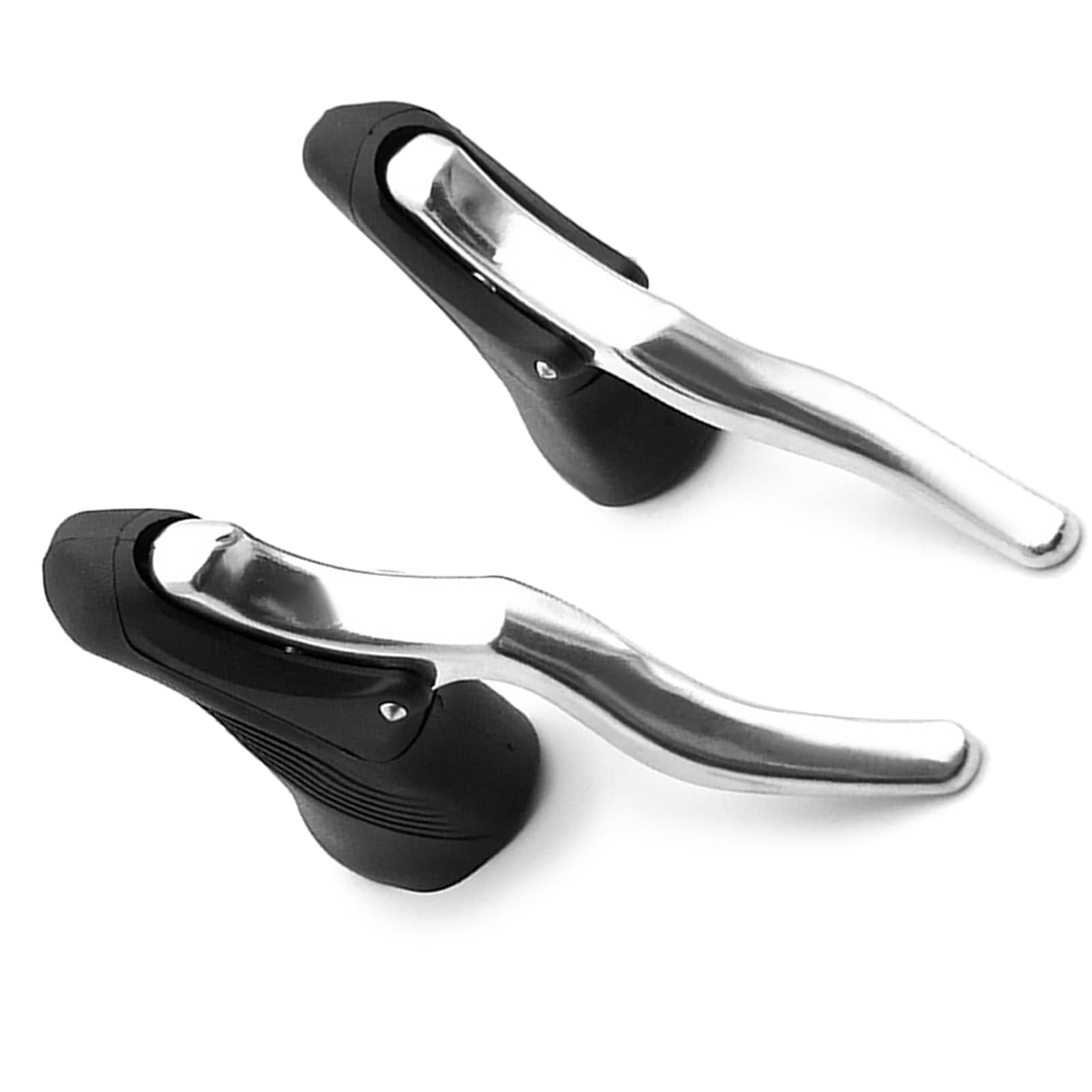 Wakects Road Bike Brake Lever, Universal Hand Brakes Level Abli Abs Abs Hands Hands Handle per il Manubrio da 22,2-23,8 Mm Dia (argento verniciato)