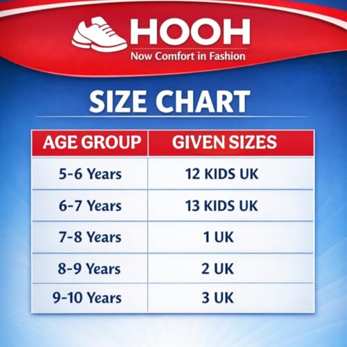 Image of HOOH Kids Girls Light Up Walking Shoes with Velcro Closure for up to 10 Years