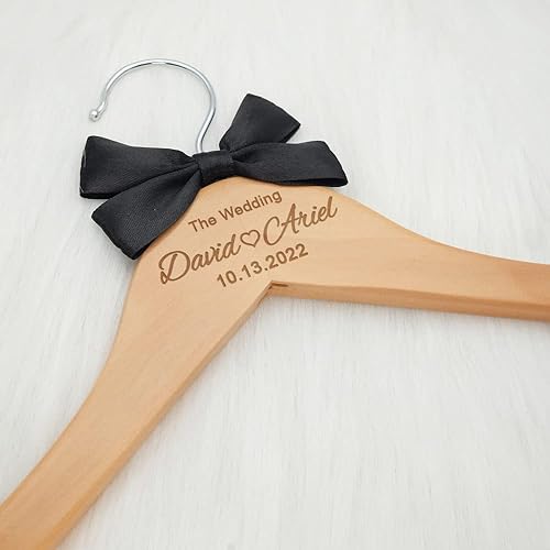 Miniatura 3 de jifu Percha personalizada para vestido de novia para novia, colgador personalizado para vestido de novia, percha personalizada para vestido de novia
