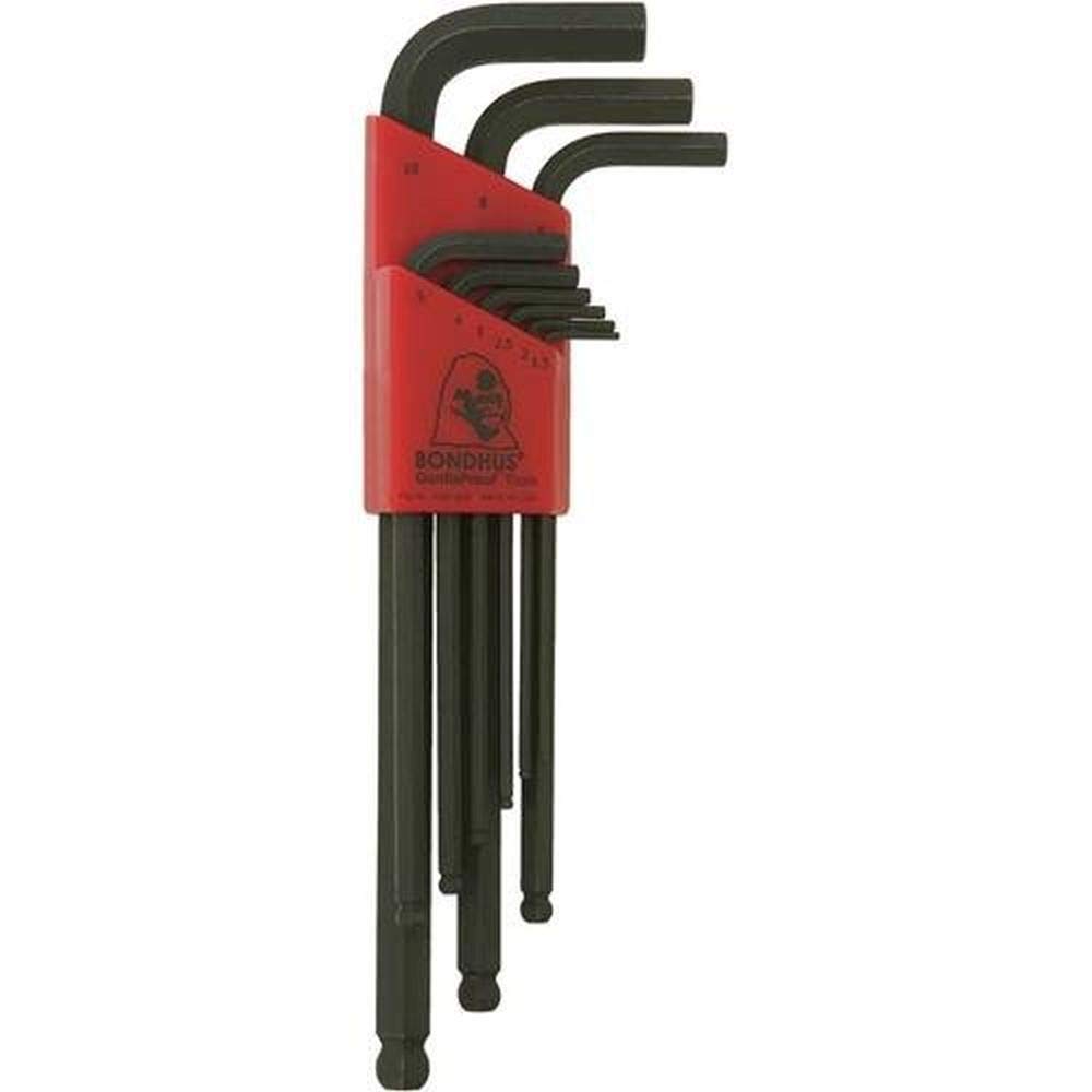 BONDHUS, BSX13 BALLDRIVER HEX Set 0.04-3/8, 10637 BONDHUS, BSX13 BALLDRIVER HEX Set 0.04-3/8, 10637