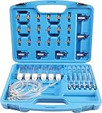 BGS 8102 | Common-Rail-Tester | mit 24 Adaptern | Messgerät | Prüfgerät | Prüfer | Rücklaufmengen | inkl. Kunststoff-Koffer