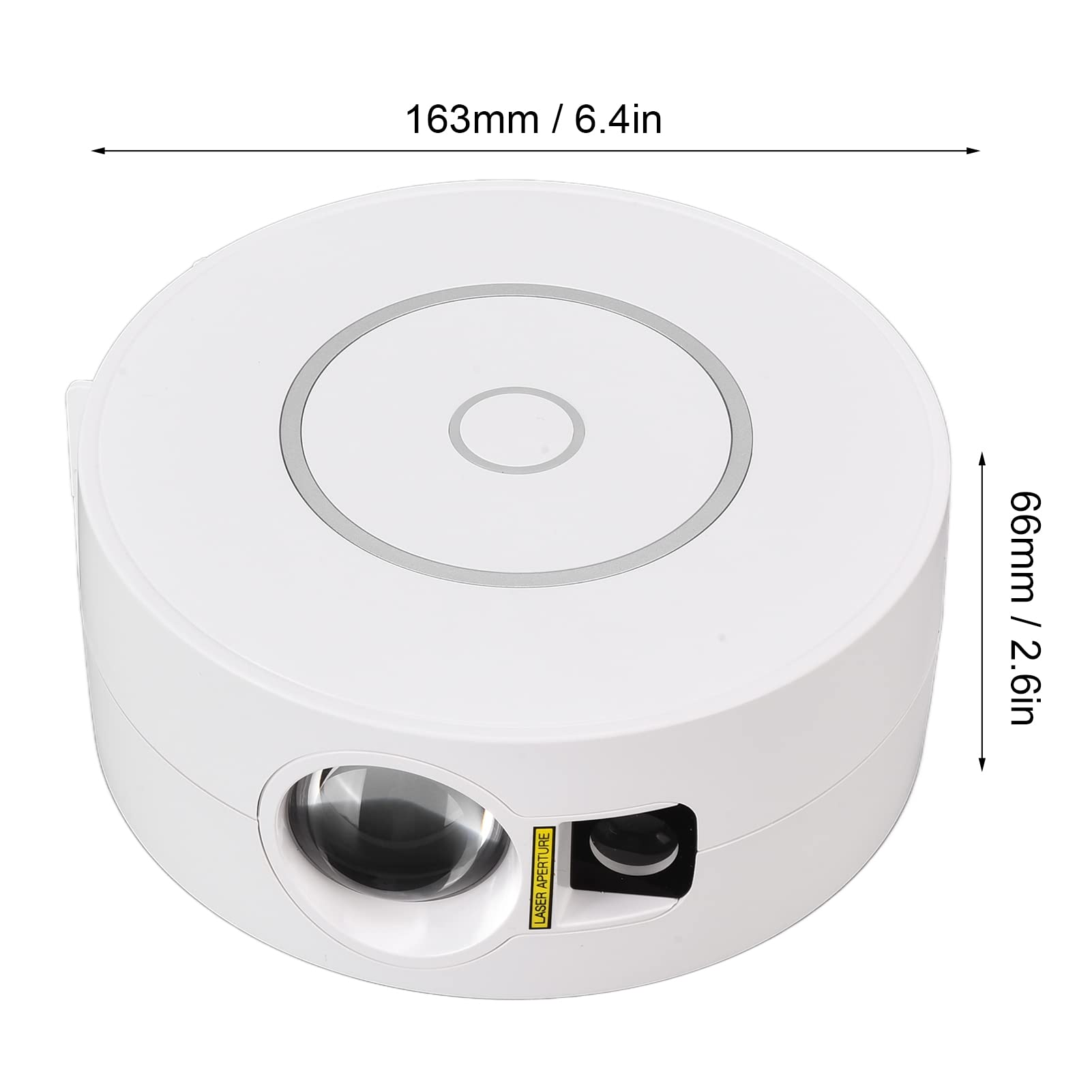 Lámpara de iluminación NiNight, proyector de estrellas LED, lámpara de estrella romántica con control de aplicación, proyector de luz nocturna de estrella romántica recargable for fiesta en dormitorio