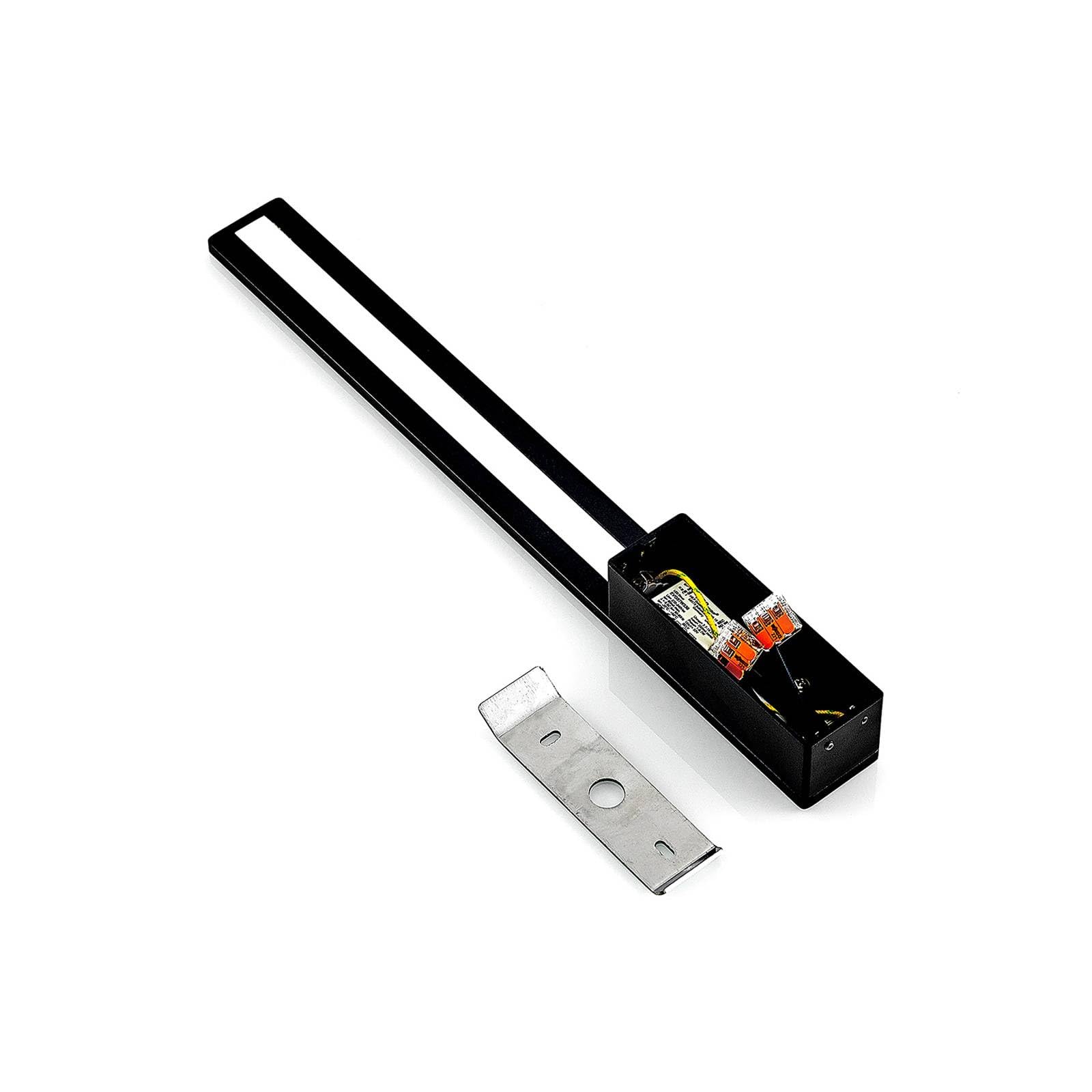 Arcchio LED Wandleuchte, Wandlampe Innen Ivano (Modern) in Schwarz aus Aluminium (2 flammig) - Wandstrahler Wandbeleuchtung Schlafzimmer/Wohnzimmer Flurleuchte