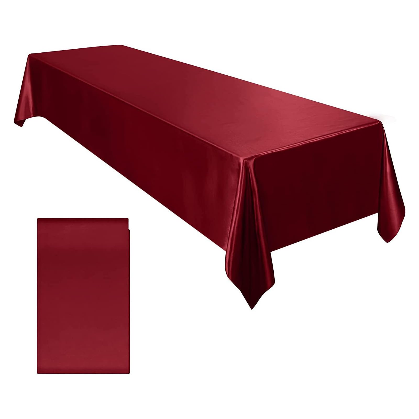 Msioytog Tablecloth Satins Rectangular Table Towel for Modern Dining Water and Stain Resistance for Everyday Use Cotton Linens Satins Table Covers