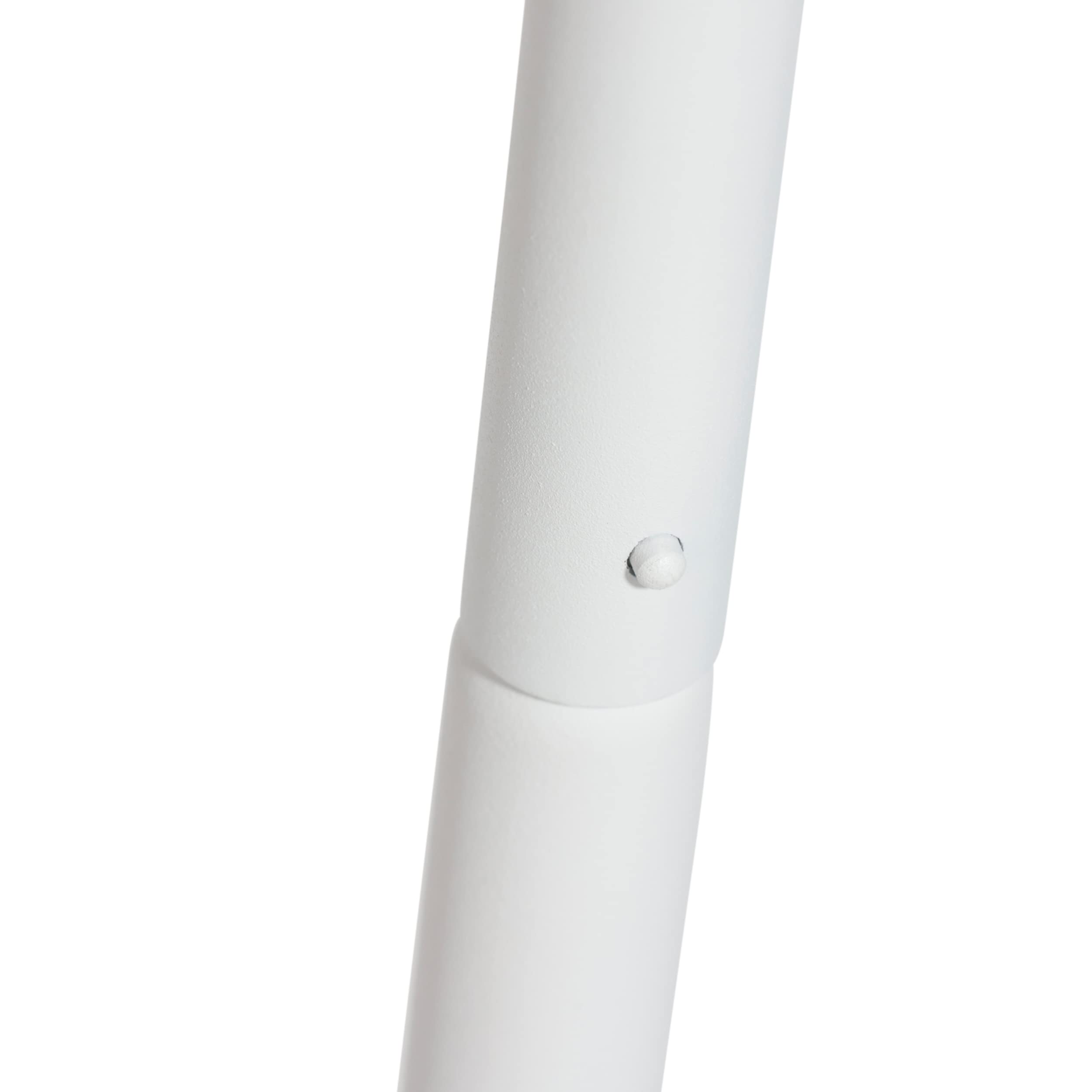 SCHMUSEWOLKE Berceau à ressorts Gris – Ensemble avec cadre en tipi blanc – Hamac pour bébés et tout-petits de la naissance à 3 ans – Coton bio – Avec matelas en laine de mouton
