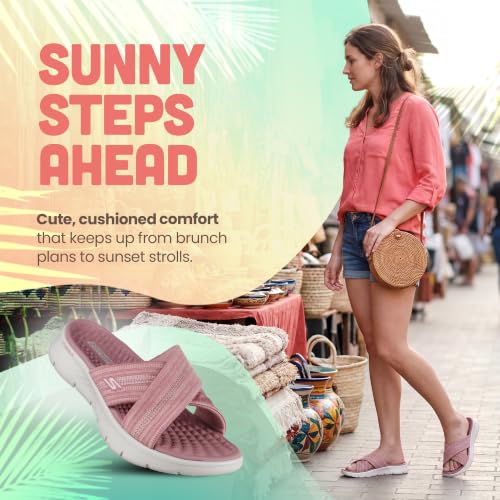 Image of Skechers Women's On-the-go Go Walk Flex Sandal - Impressed
