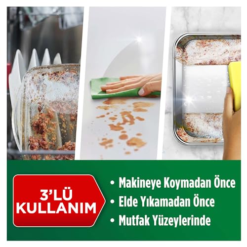 Fairy Power Sprey, 3'ü 1 arada, Bulaşıklarınız Ve Mutfağınız Için Zahmetsiz Temizlik Ve Parlaklık, Limon Kokulu, 500ml
