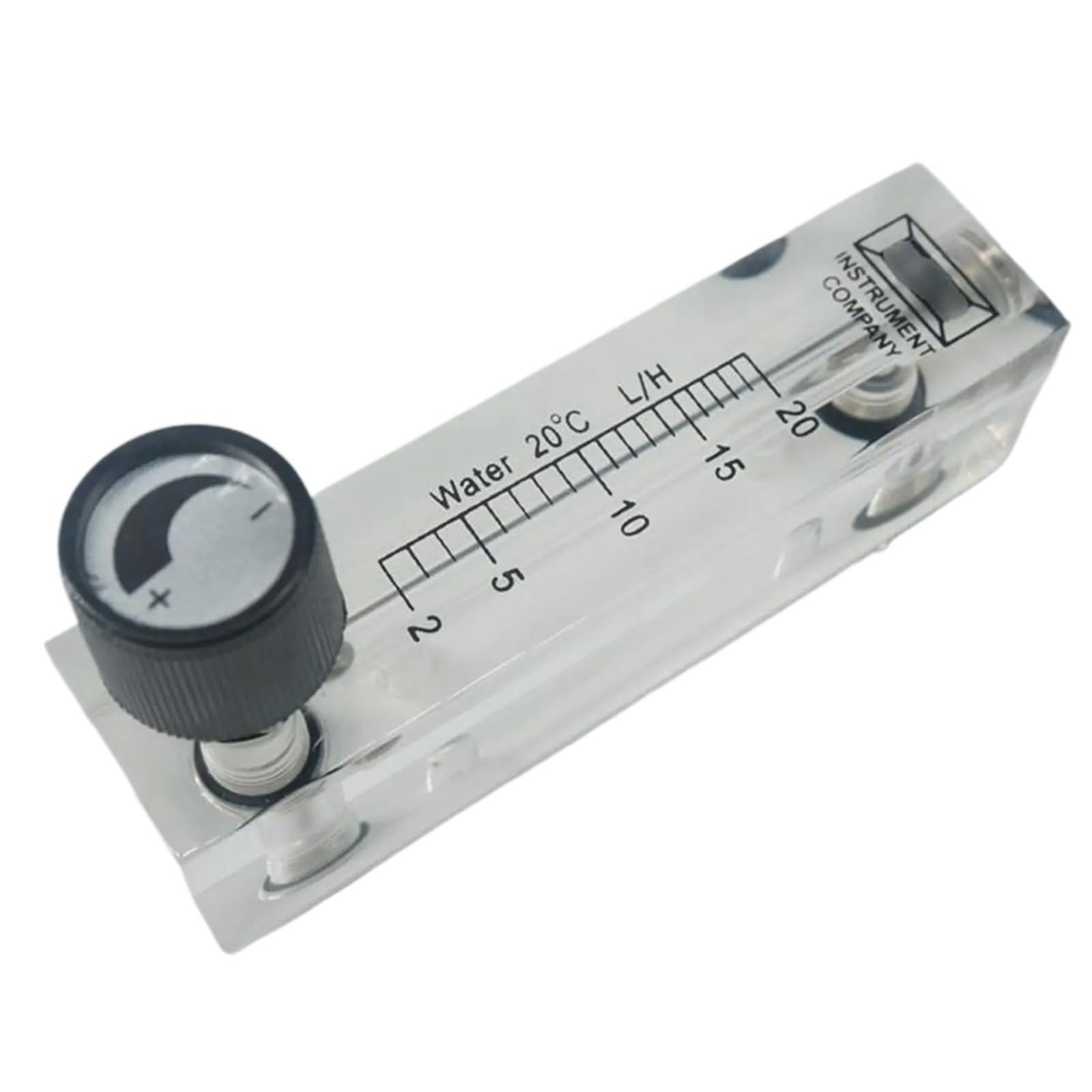 Przepływomierz panelowy z wodą, 2-20 l/h 4-40 l/h 6-60L/h 10-100L/h LZM-6T M18 męski G1/4 "żeński, rotametr z zaworem ciśnieniowym 0,1mpa(0-0,3 L Per Min)