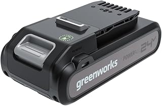 Greenworks 24V Battery and Type C Power Bank. Original Battery for All Cordless 24V Garden and Power Tools. Powerful Lithi...