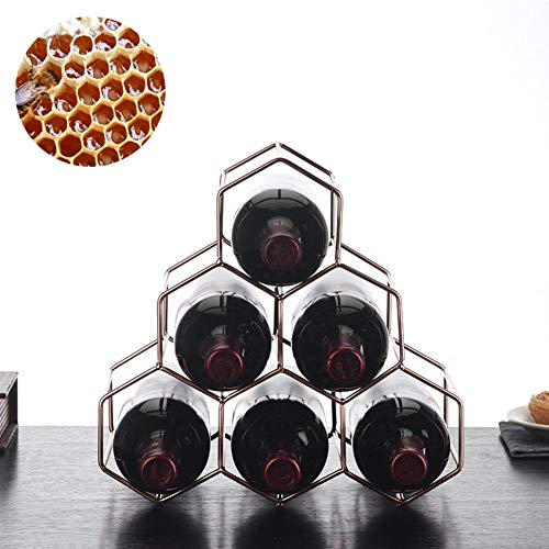 Soporte para 5 botellas de vino moderno de mesa miniatura 1