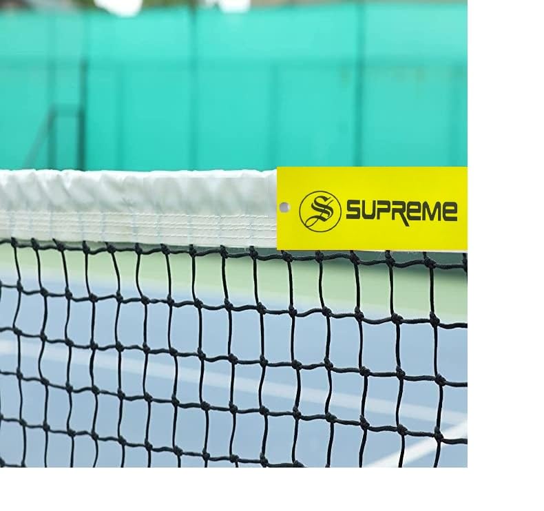 Supreme Professional Tennis Net Nylon All Double Tournament Qlty (Pack of 1) Tennis Net (Black) (B09VT3BCN4) Amazon Price History, Amazon Price Tracker