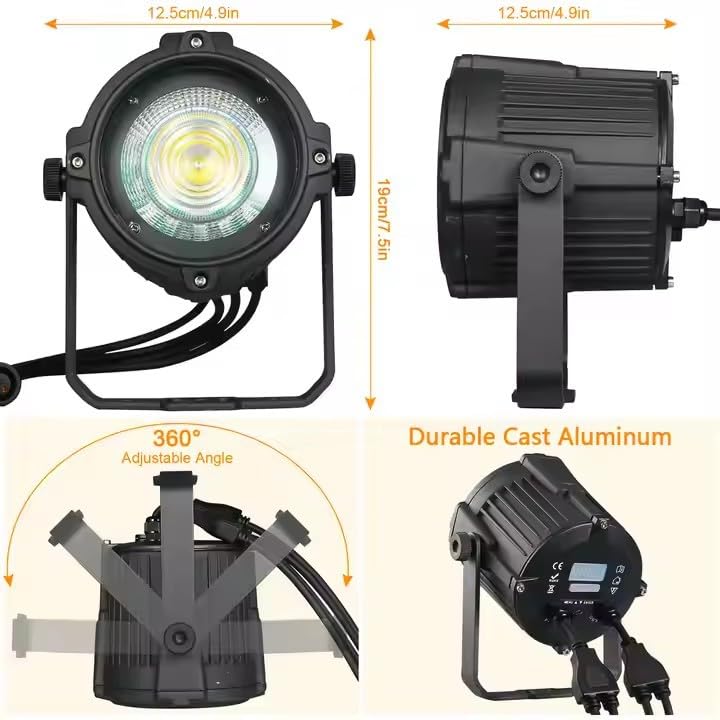Projecteur COB LED de photographie pour streaming en direct et studio - 7