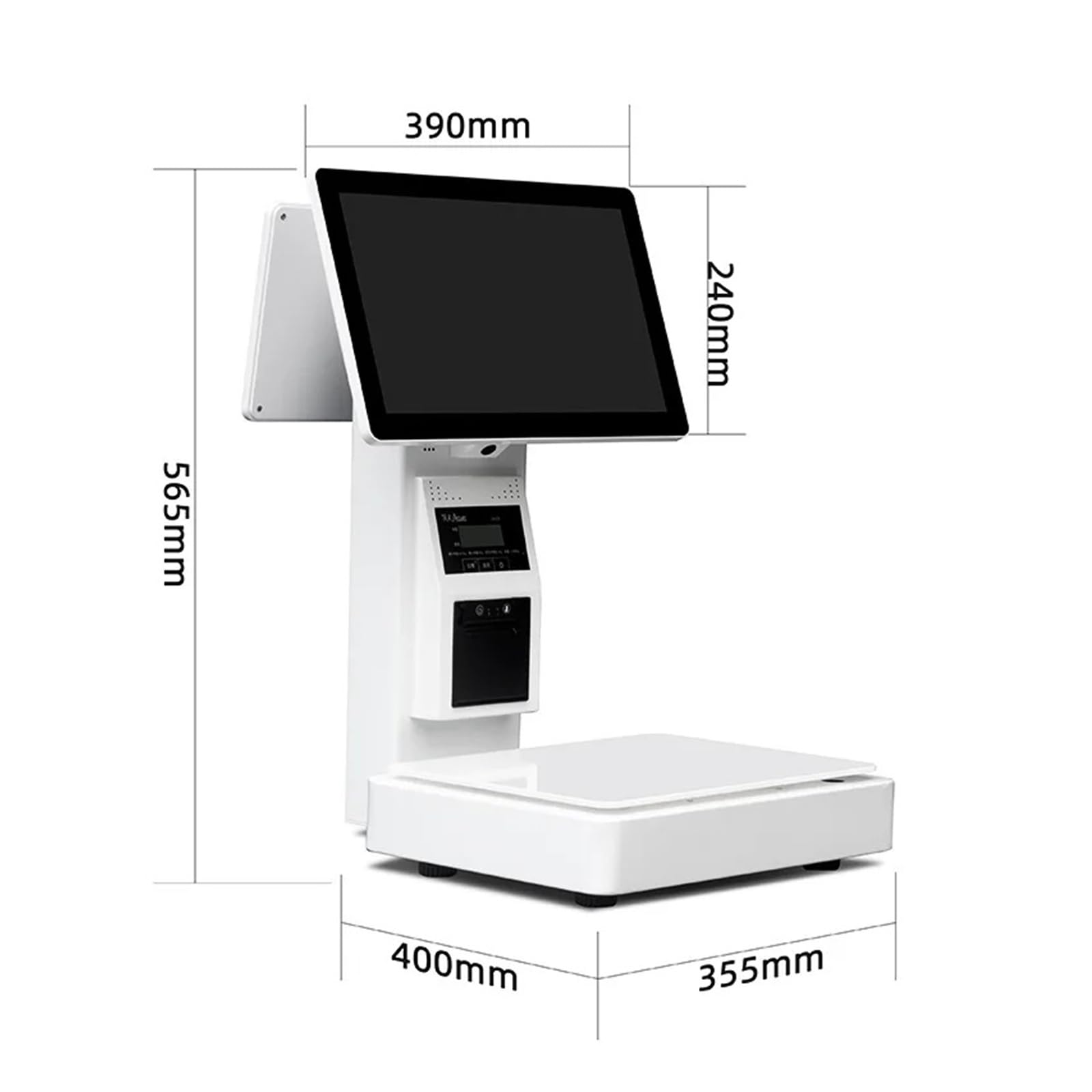Registratore di cassa, Riconoscimento AI intelligente, bilancia for registratore di cassa, pesatrice for commercianti tutto in uno