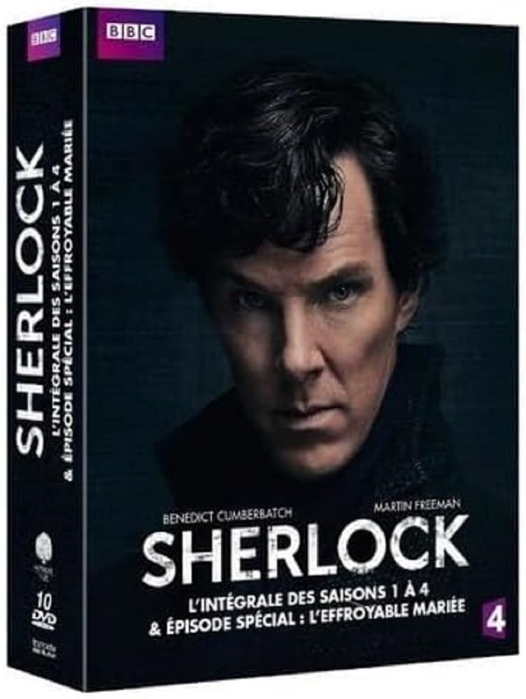 Sherlock serie completa en DVD con las temporadas 1 a 4 y el especial